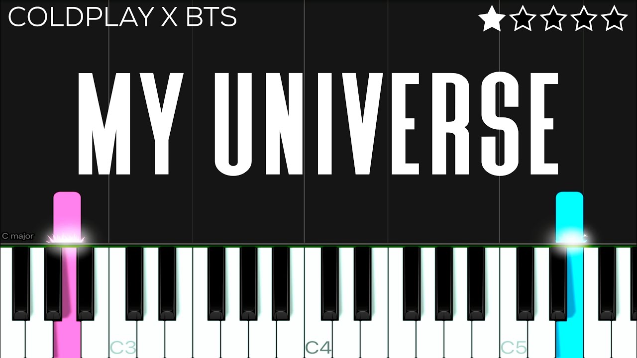 Coldplay X BTS - My Universe | EASY Piano Tutorial