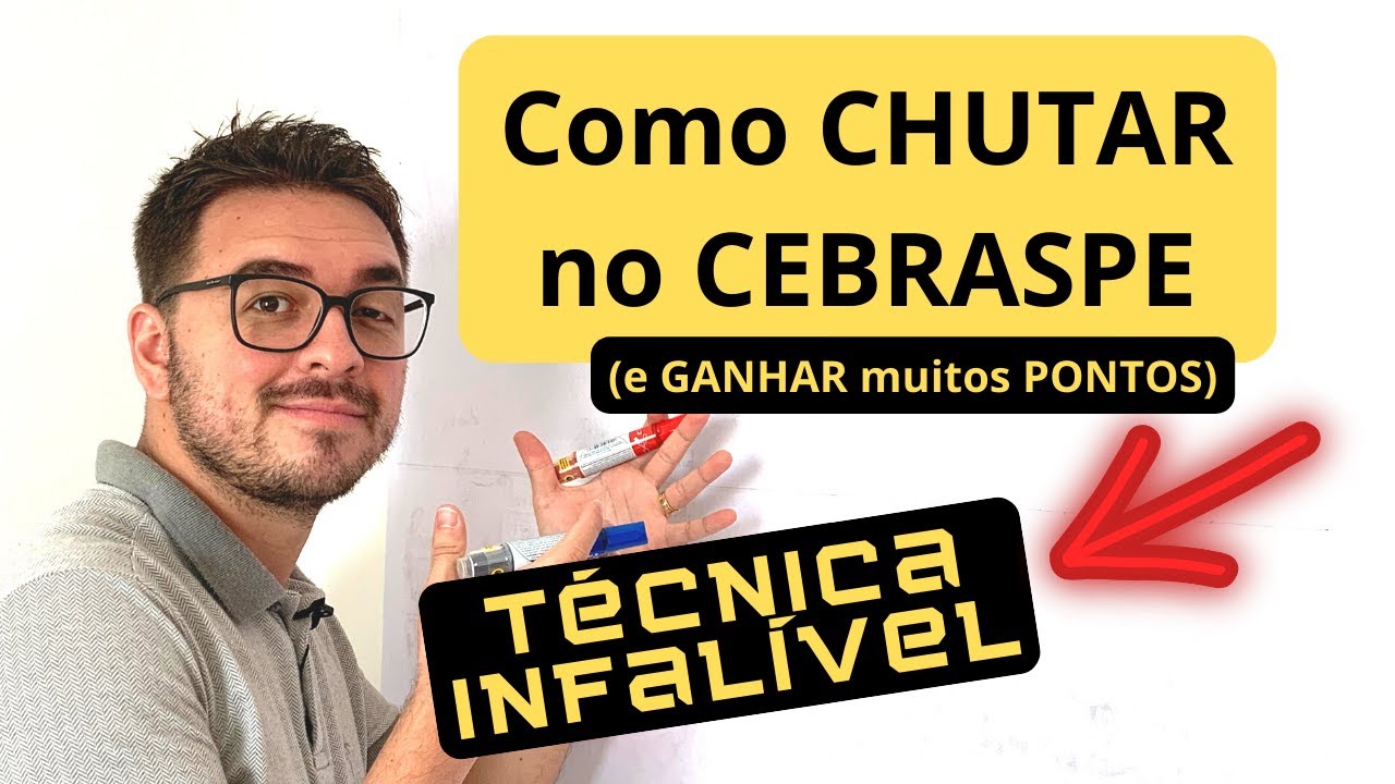 Descubra o SEGREDO do CEBRASPE - DUAS técnicas de CHUTE para CONCURSOS da banca [ATUALIZADO 2025]