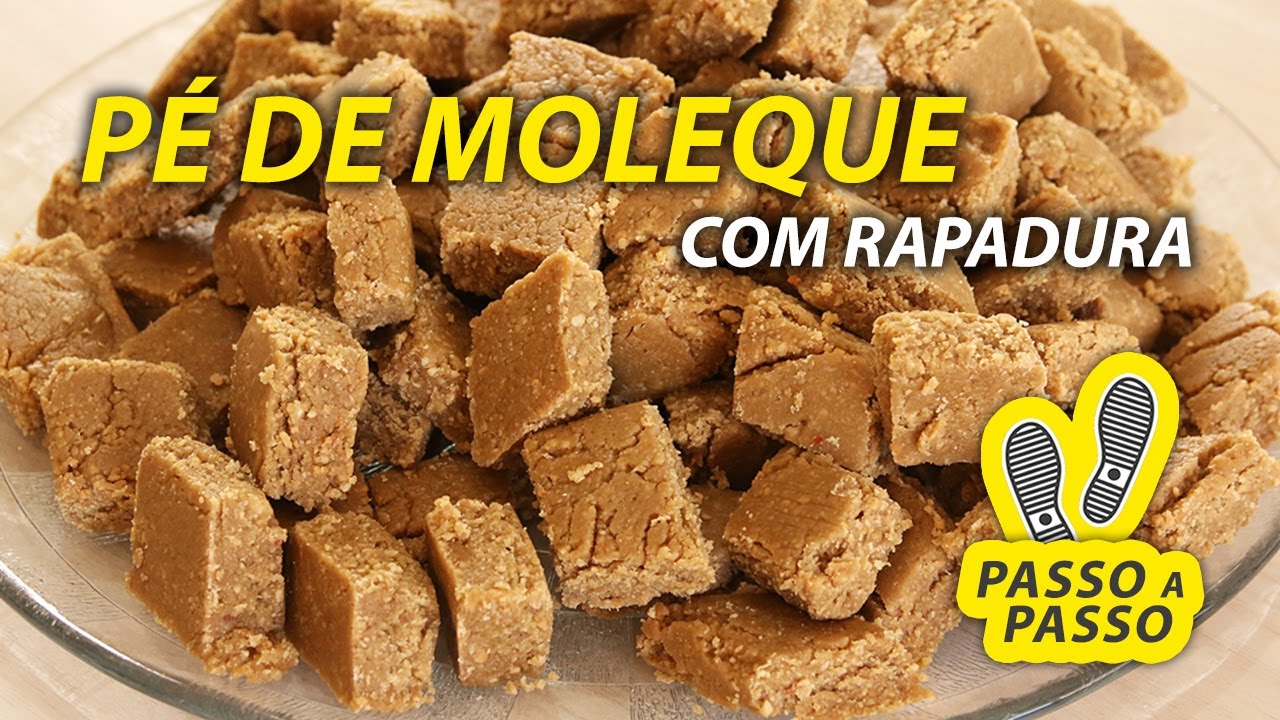 COMO FAZER O PÉ DE MOLEQUE COM RAPADURA MAIS FÁCIL, MACIO E DELICIOSO QUE EXISTE! TUDO PASSO A PASSO