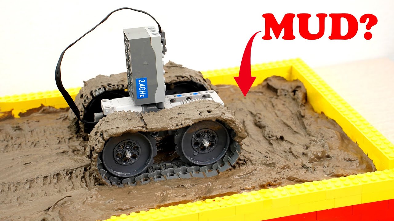 Challenge 8 LEGO Cars in Mud Pit - Stuck or Pass? | Smart Lego