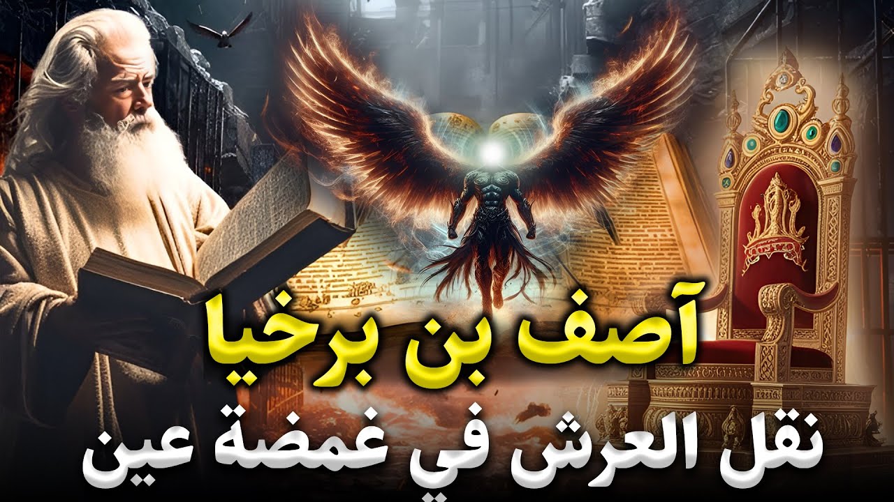 قصص القرآن- قصة آصف بن برخيا الذي تفوق على ملوك الجن نقل عرش بلقيس فى غمضة عين!!