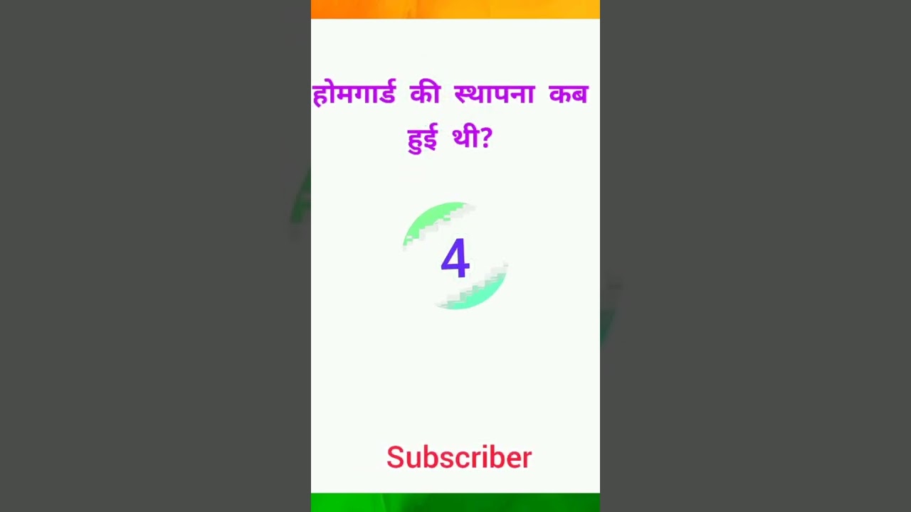 When was Home Guard established?GK in Hindi|GK quiz|GK question |#gk #gkquiz #short #shorts #ytsh...