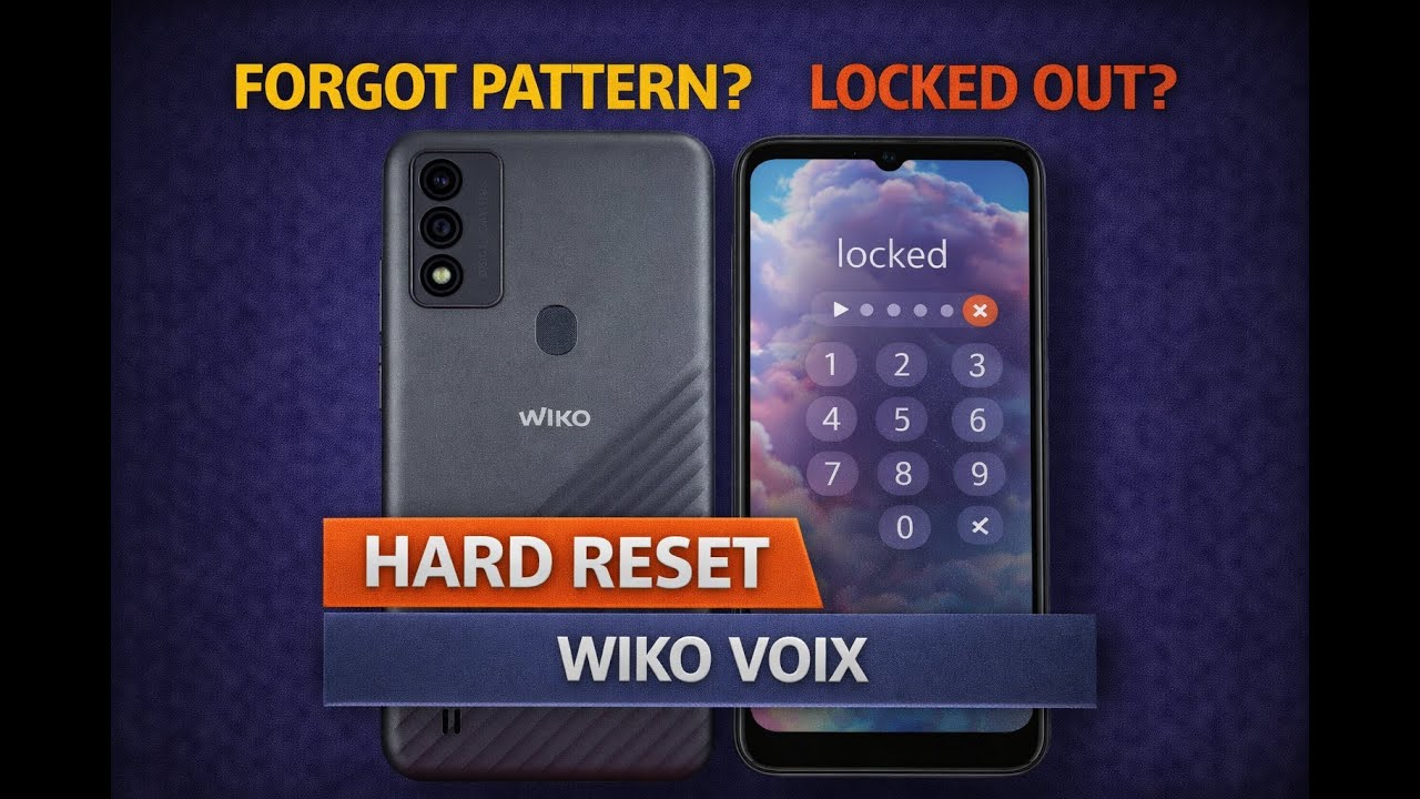 How to Hard Reset WIKO VOIX U616AT – Remove Pattern or PIN Lock