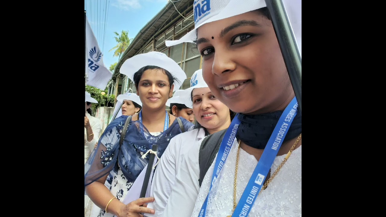UNA ,staff nurse strike, kerala nurses strike, for salary increment 40000