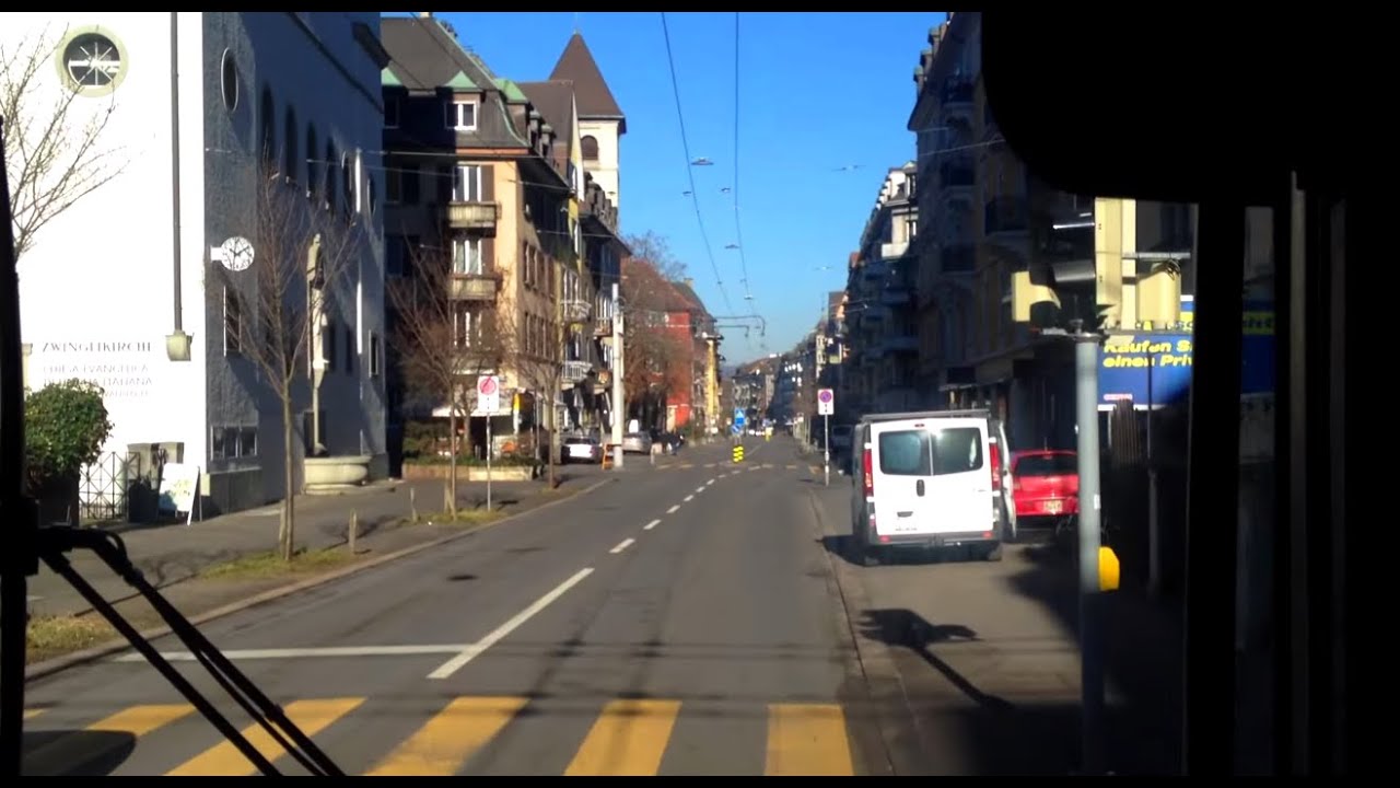 VBZ Zürich Trolleybus | Linie 72: Morgental - Milchbuck | MB O 405 GTZ