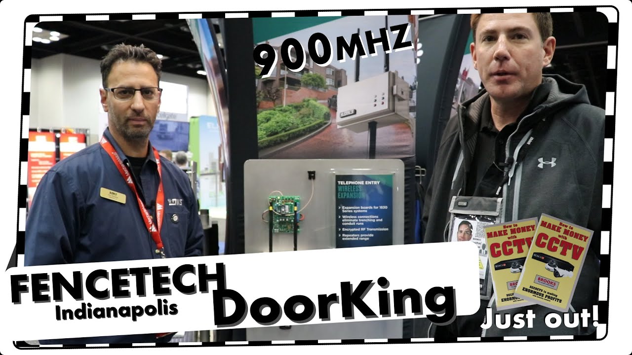 Fencetech 19 Roy Bissada of DoorKing explains 900MHZ Tracker Boards, repeaters, & more! ACF 037