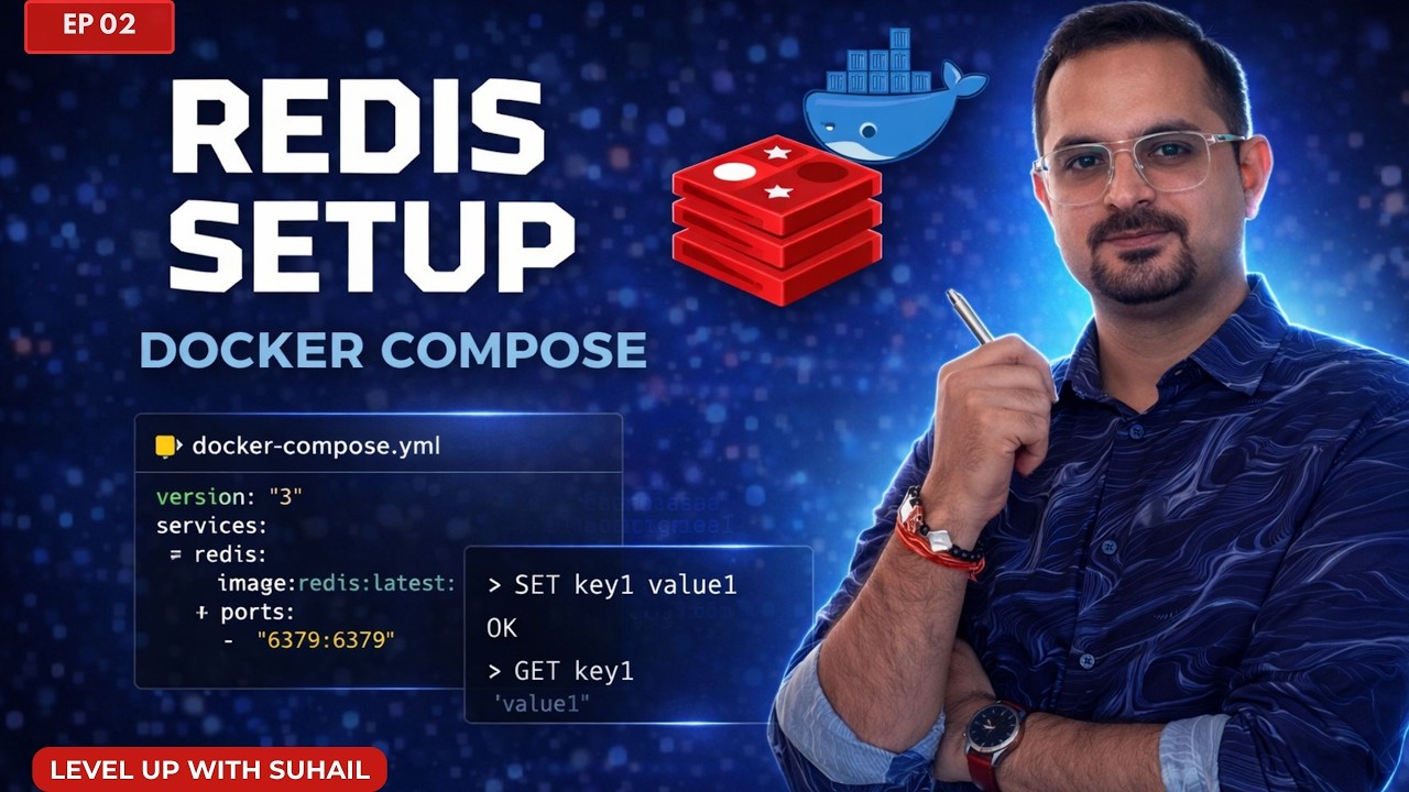 02 Redis Docker Setup Explained | GET, SET Commands & Redis Key Design