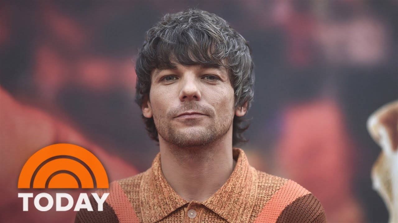 Louis Tomlinson brings TV to Glastonbury to watch the Euros