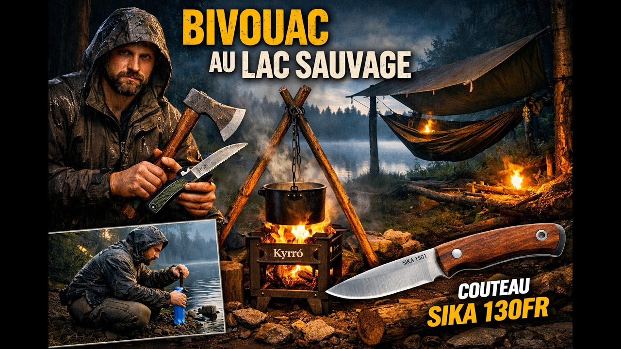 Bushcraft / Bivouac Au Bord Du Lac / Kyyrö Finnrover / Sika 130FR / Savotta Jääkäri / Hiker Pro