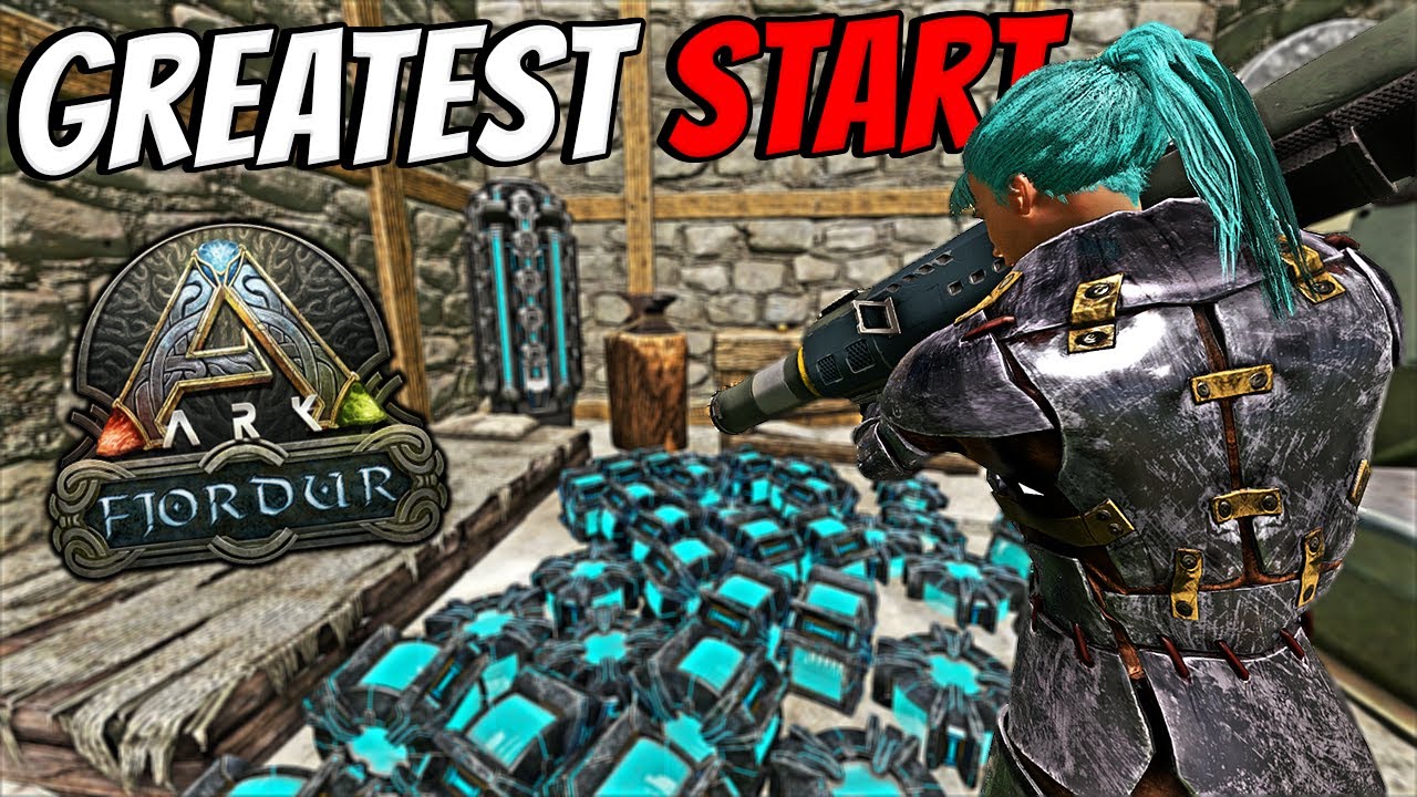 My GREATEST Start EVER On FJORDUR (New DLC) - Ark