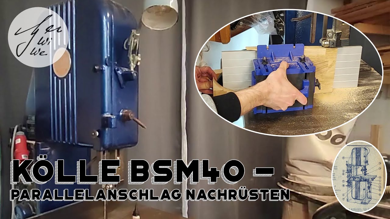 Parallelanschlag für Kölle BSM40 von 1958