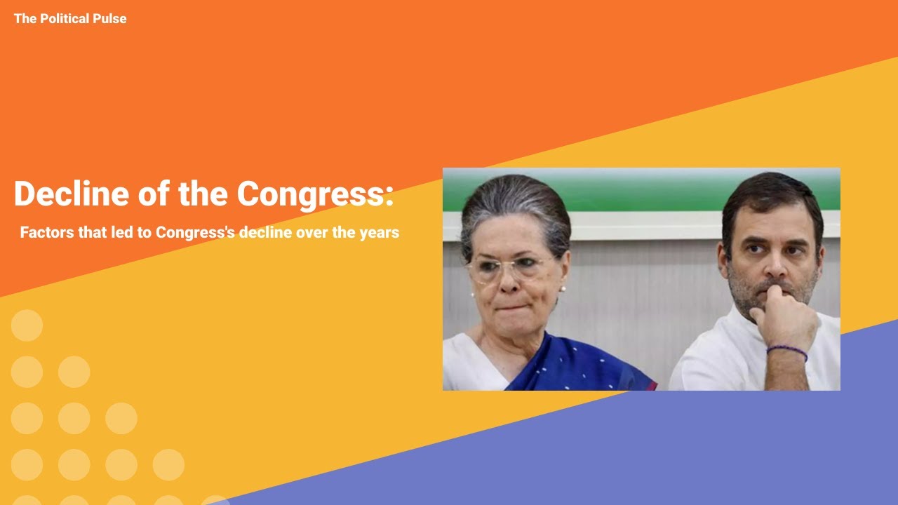 Reason for congress downfall | Decline of congress party in India I Congress Party
