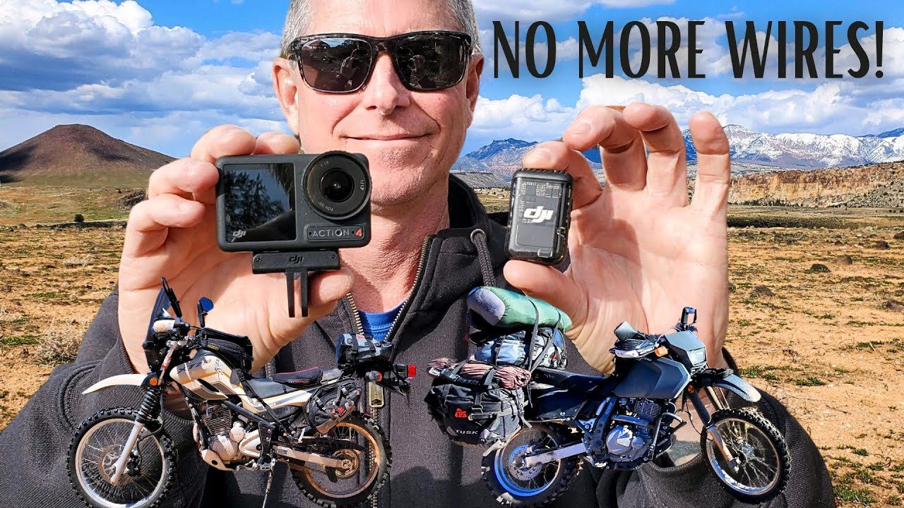 Wireless Moto Vlogging!! - Dji Mic 2 & Osmo Action 4 Camera - Review/Ride