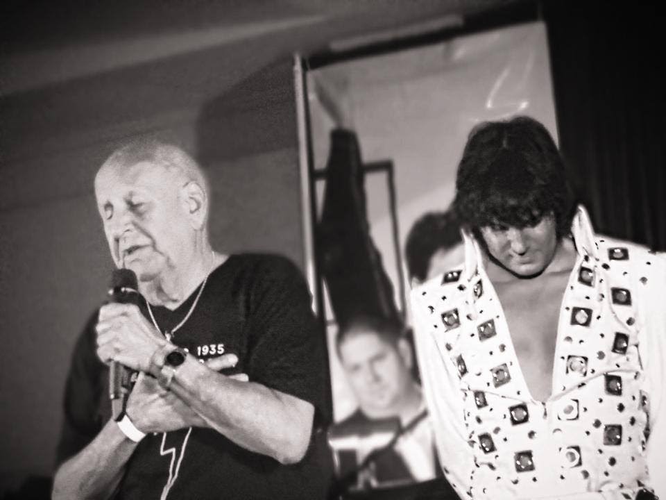 Chris Connor and Joe Esposito during Elvis week