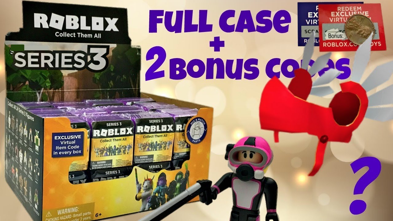 Roblox Celebrity Series 3 Purple Mystery Boxes & Code items