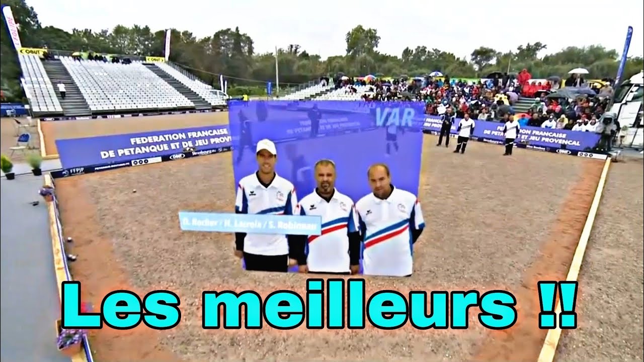 La triplette monstrueuse !Lacroix &ndash; Rocher &ndash; Robineau en finale du Championnat de France !_FullHD_