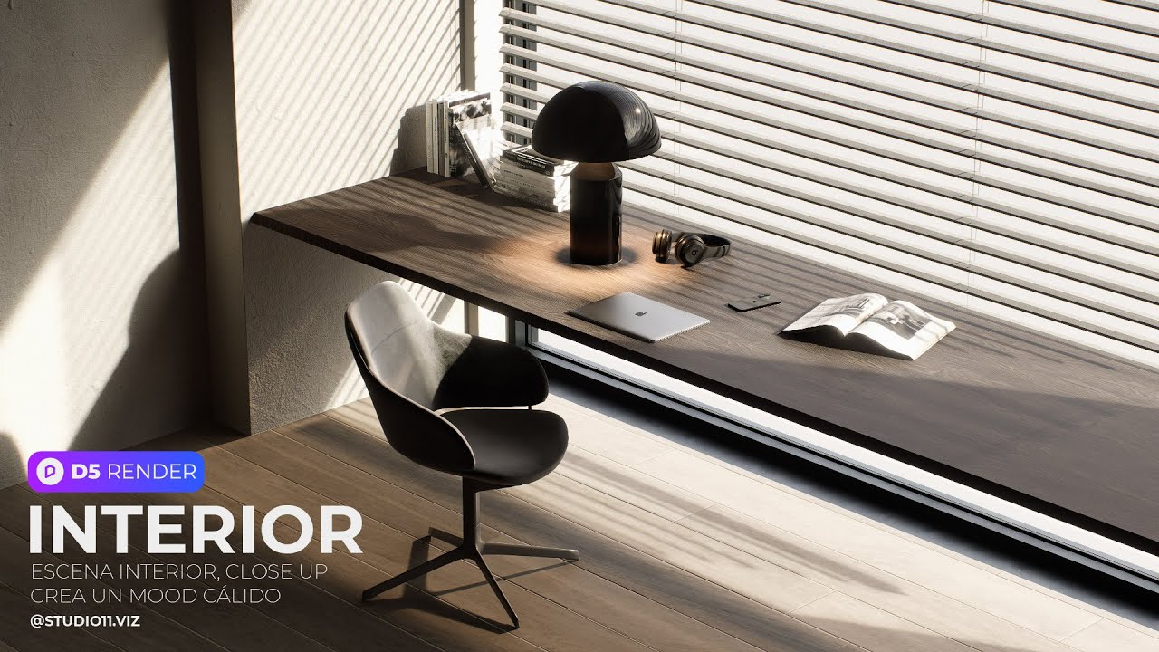 Render interior D5 Render 2.9 | Crea este mood para tus renders