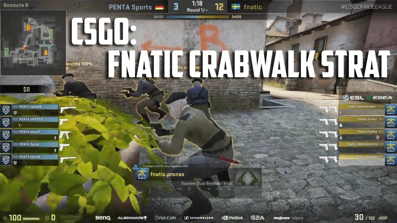 CSGO: Fnatic crabwalk strat