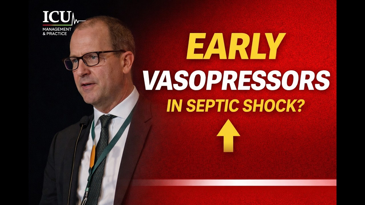 Septic Shock: When to Start Vasopressors