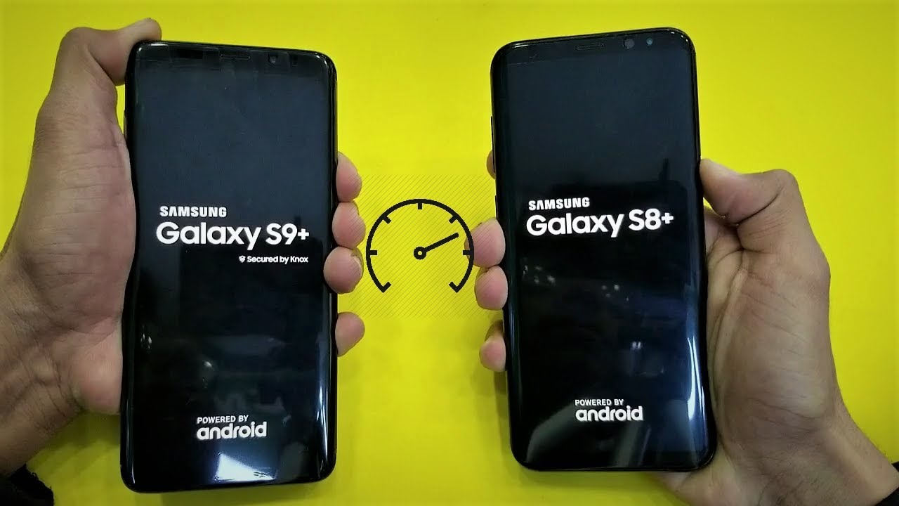 Samsung Galaxy S9 Plus vs Galaxy S8 Plus - Speed Test - (FHD)