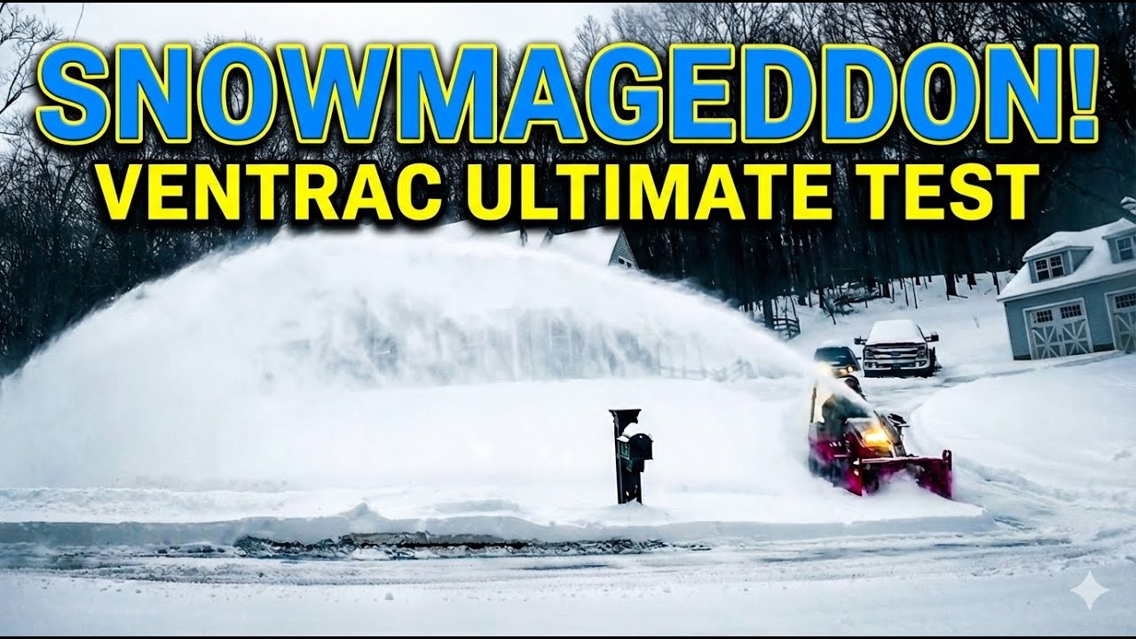 Snow Storm SHUTDOWN: Ventrac Snowblower vs. PA Snowmageddon!