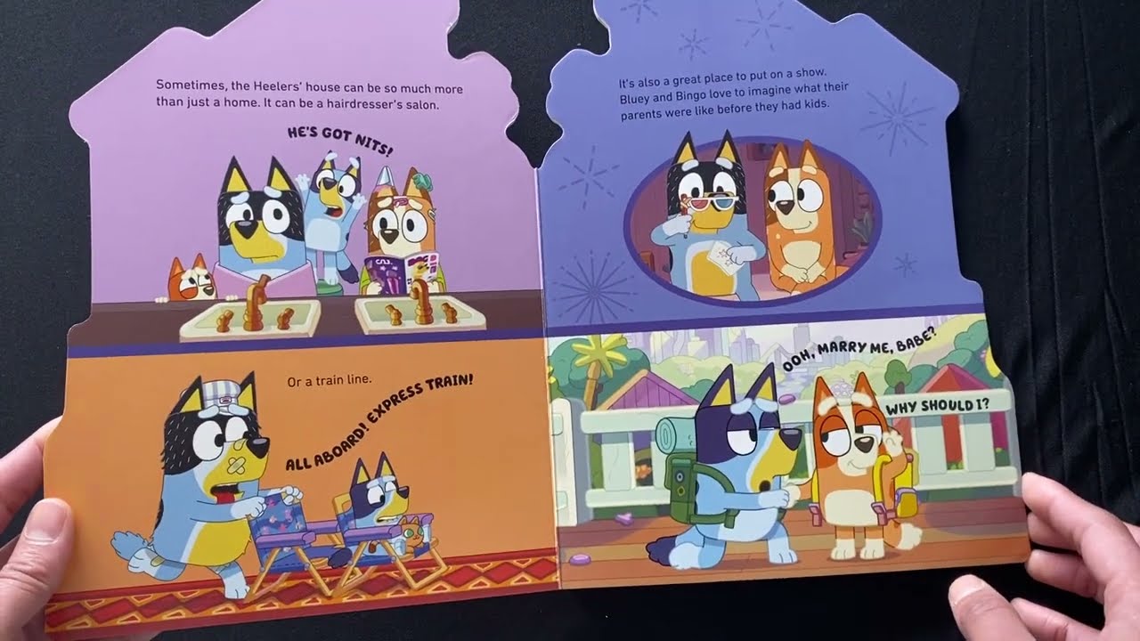 Bluey & At Home With The Heelers - Read Aloud Books For Children and Toddler