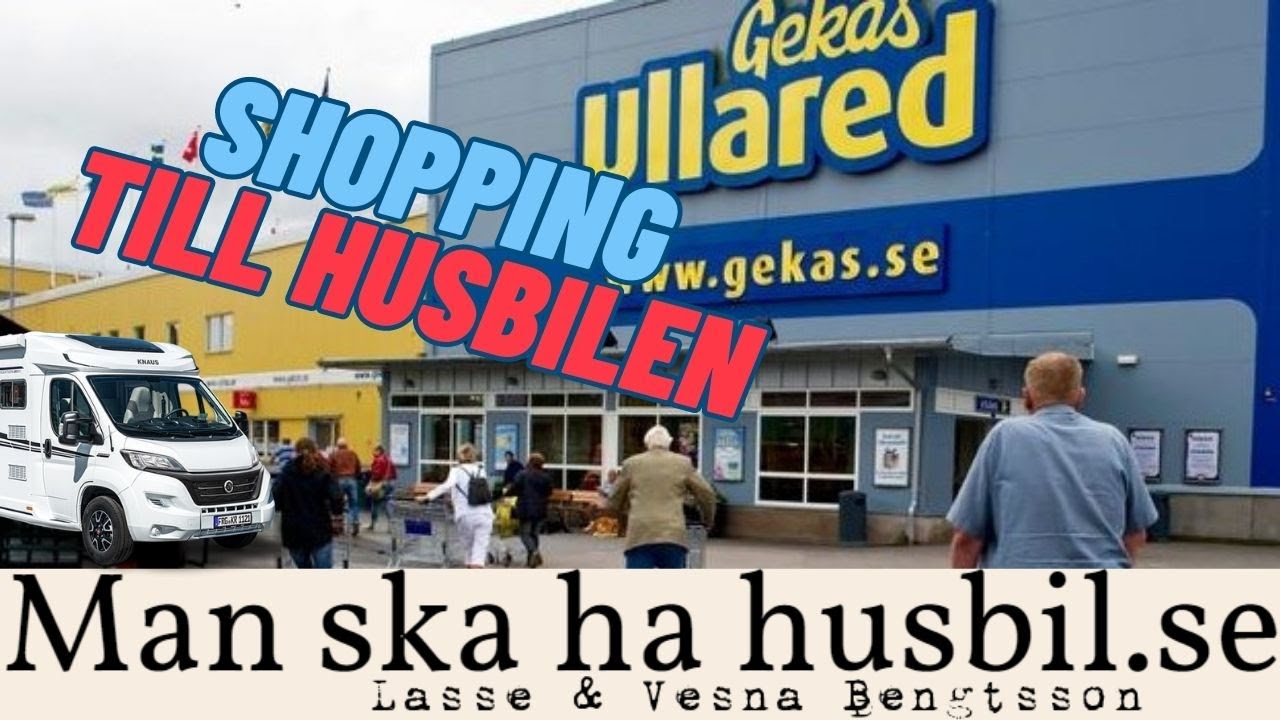 Ullared - Shopping till husbilen. Vad finns? Vi kollar in tillsammans med er!