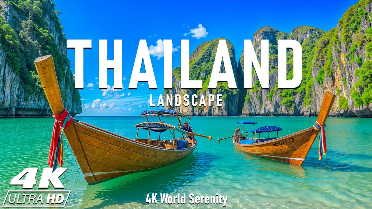 Таиланд 4K Ultra HD: потрясающие пляжи, оживленные рынки и спокойная природа