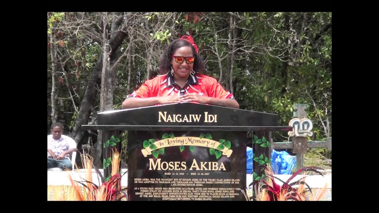 Tombstone Unveiling of Moses Akiba Saibai Island.