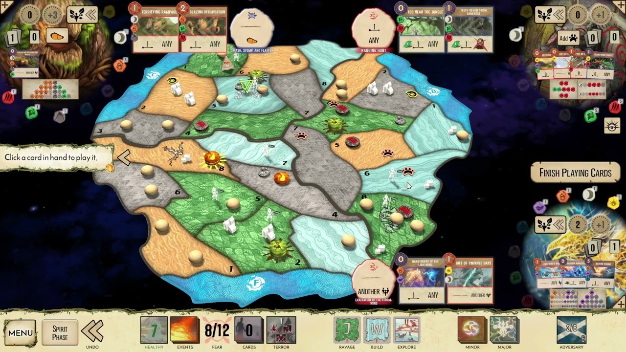 Spirit Island: 3 - Spirit Solo: NI takes on Scotland 6