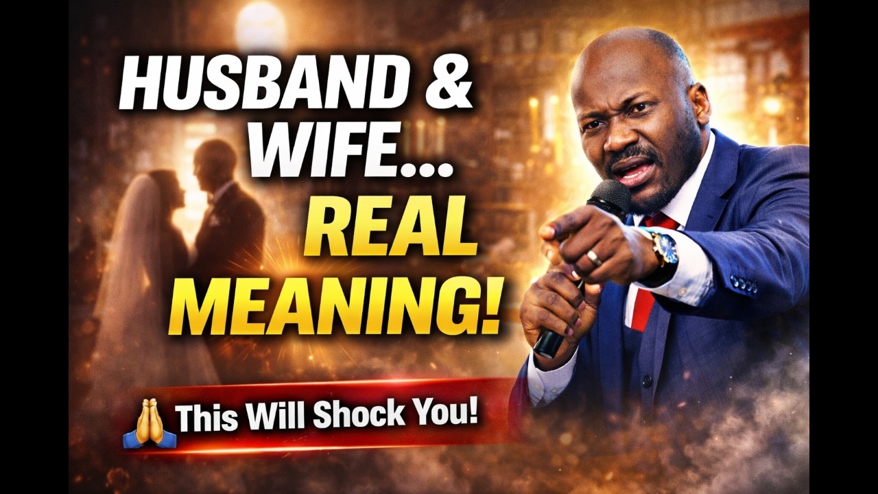 Real FACTS!! What The Words Husband And Wife Truely Means || Apostle Johnson Suleman