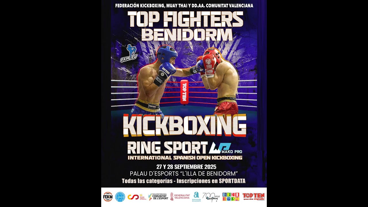 Ring 1 Spanish Open Top Fighters Benidorm 2025