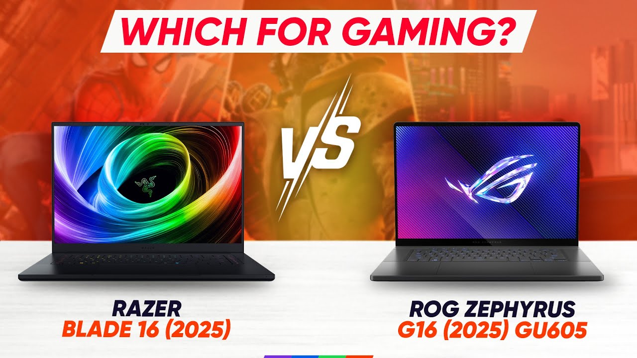 Razer Blade 16 (2025) vs ROG Zephyrus G16 (2025) GU605: Which is BETTER FOR GAMING?