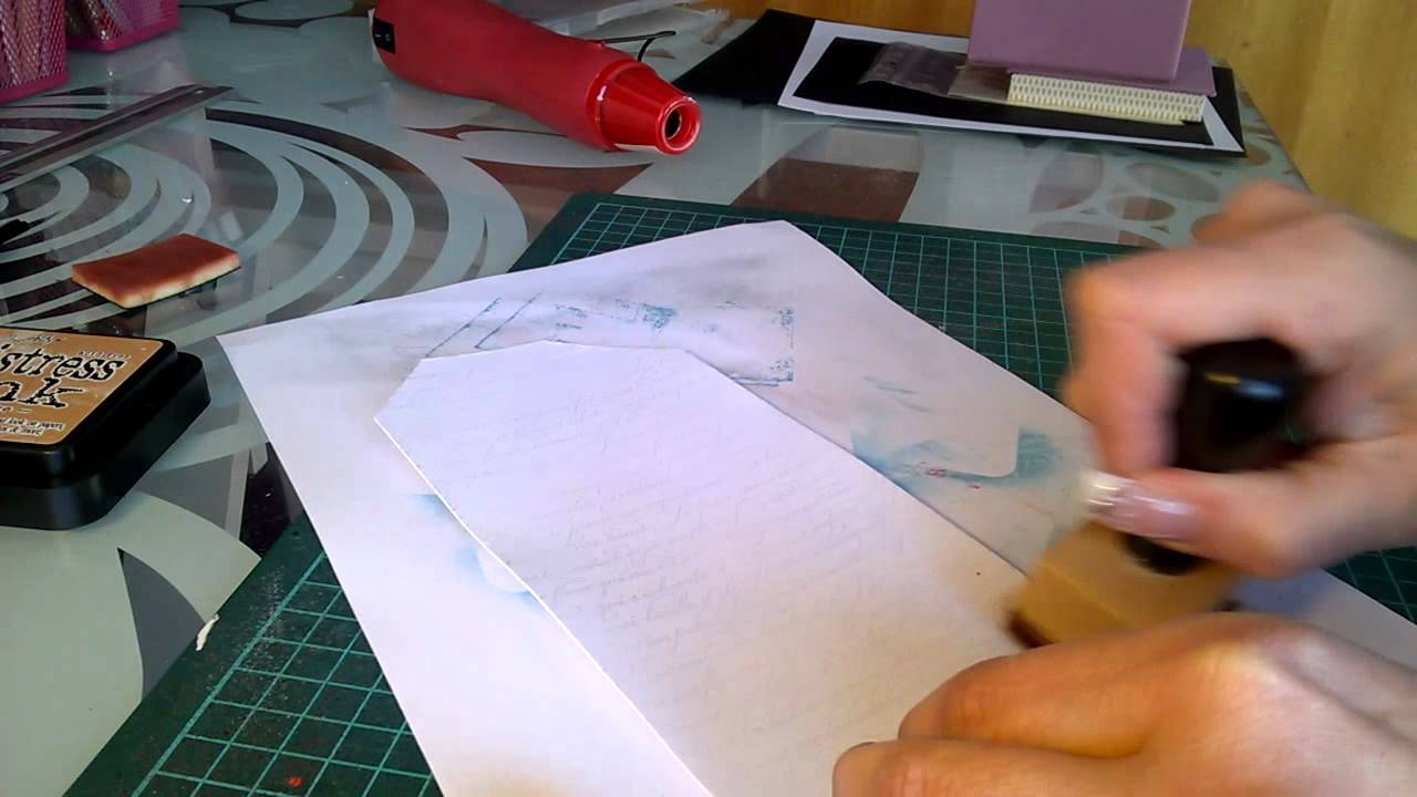 TUTO : FOND DE TAG VINTAGE