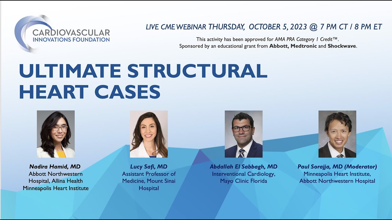 Ultimate Structural Heart Cases - Frontiers in Innovation Webinar