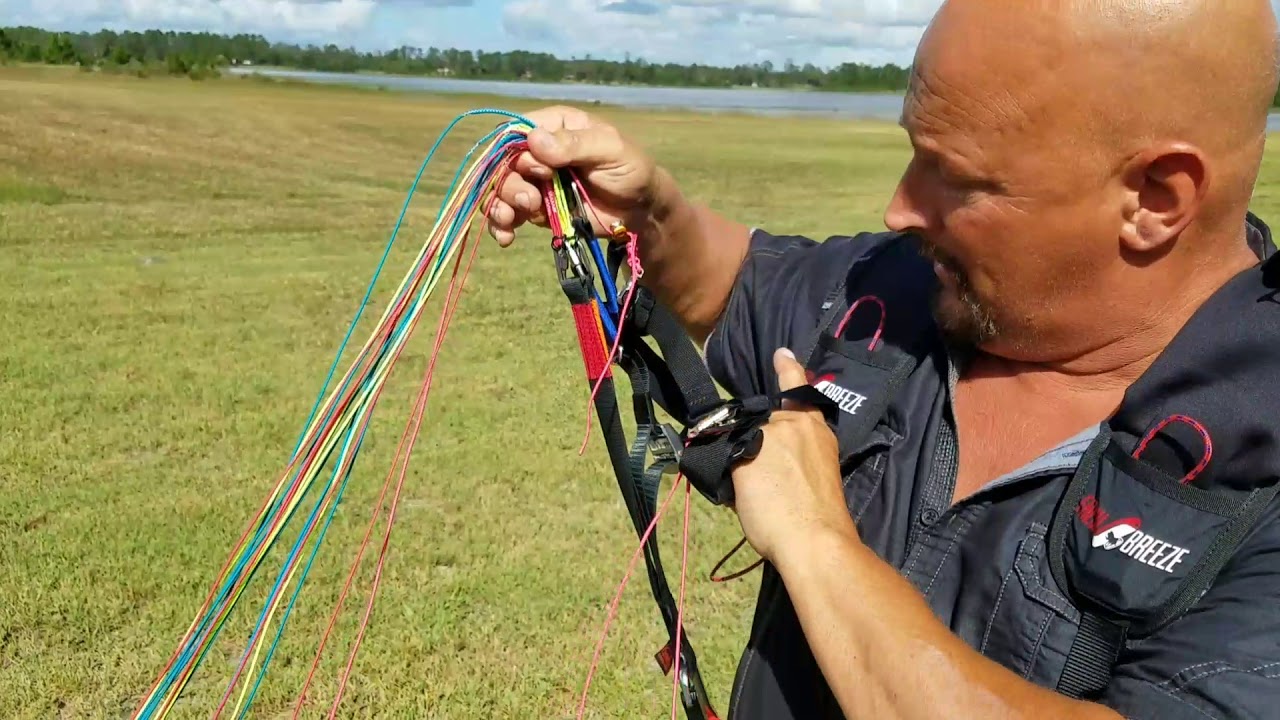How to reverse launch a powered paraglider Captain Kurt Style