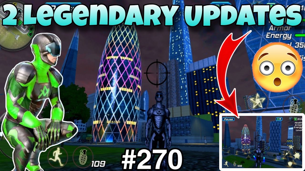 2 Best Legendary Updates That Makes Game More Interesting || Rope Frog Ninja Hero Gameplay 
