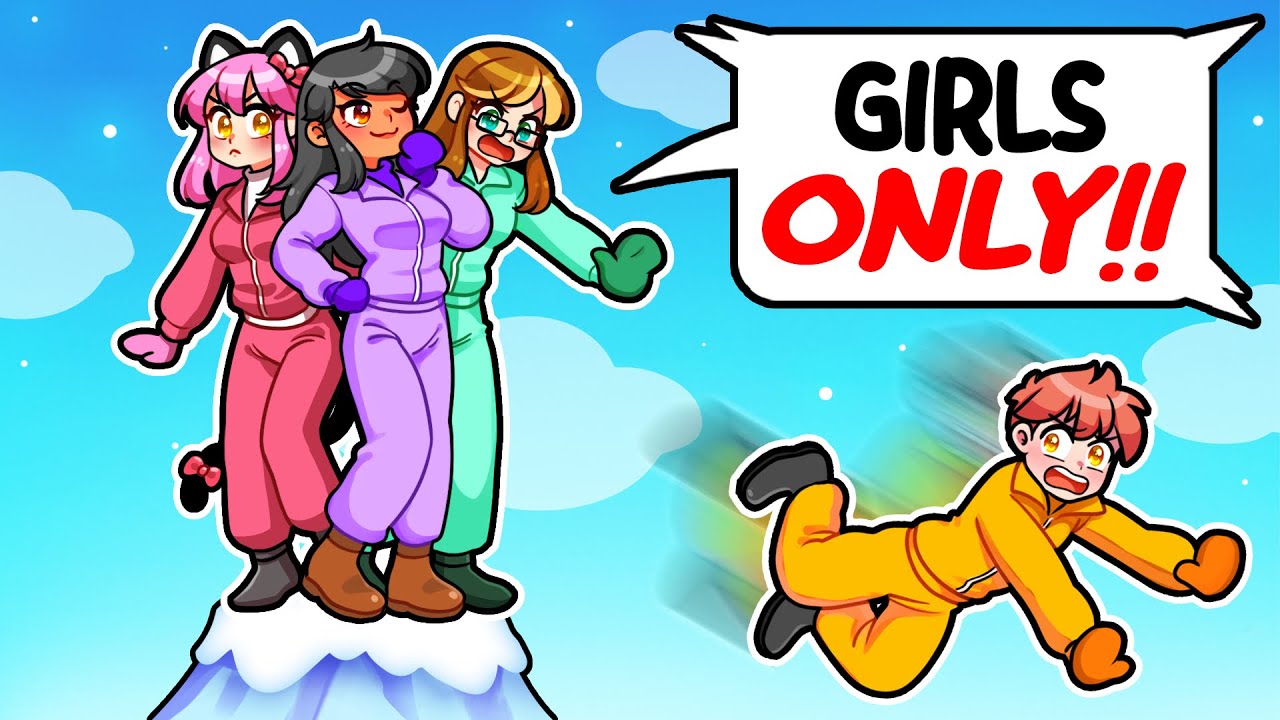 ONE BOY on an ALL GIRLS Mountain!