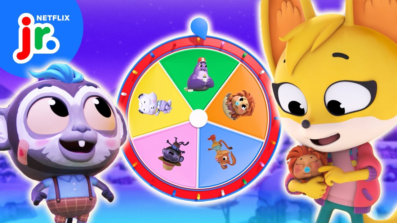 Mystery Wheel of BABY Animals! 🍼🐣 The Creature Cases | Netflix Jr