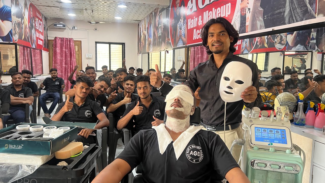AGD Academy | hydro Facial treatment | Hyder training ￼| salon academy | video late ￼