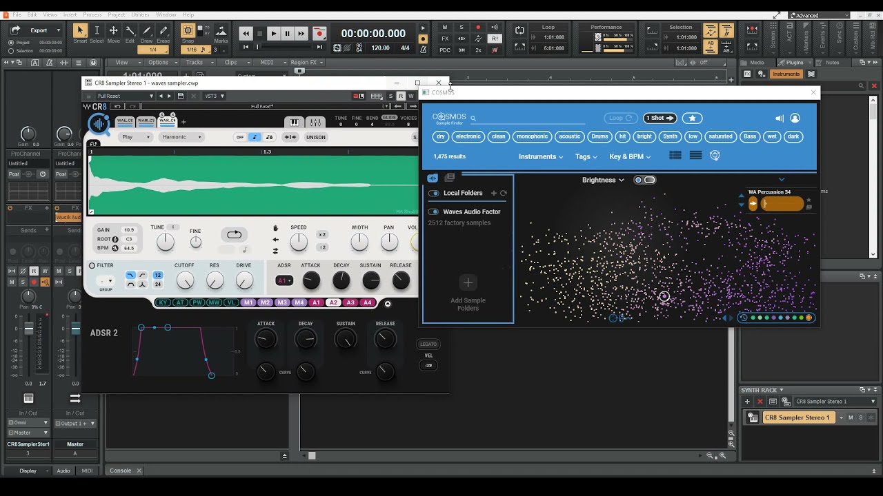 Waves CR8 Sampler and Cosmos Sampler manager for Free! TOP!