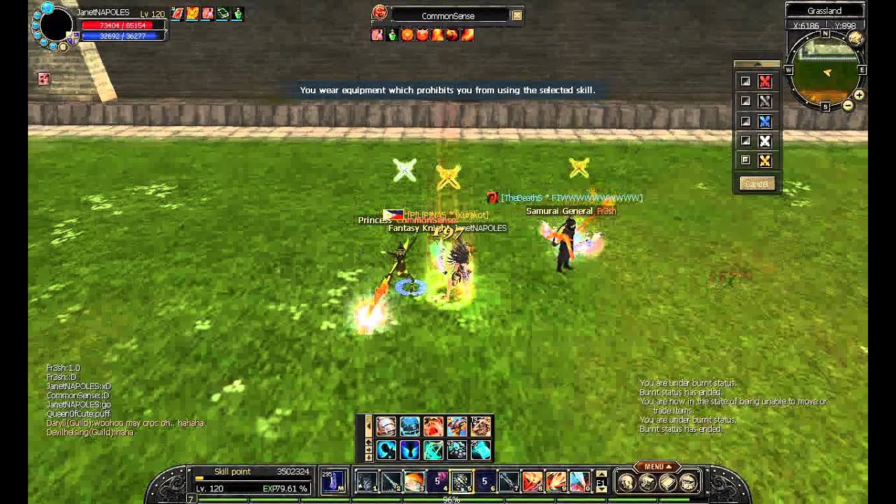 SRO Bow/glavie fire full +19 100% stats vs. Rogue/Warrior full +19 100% Stats