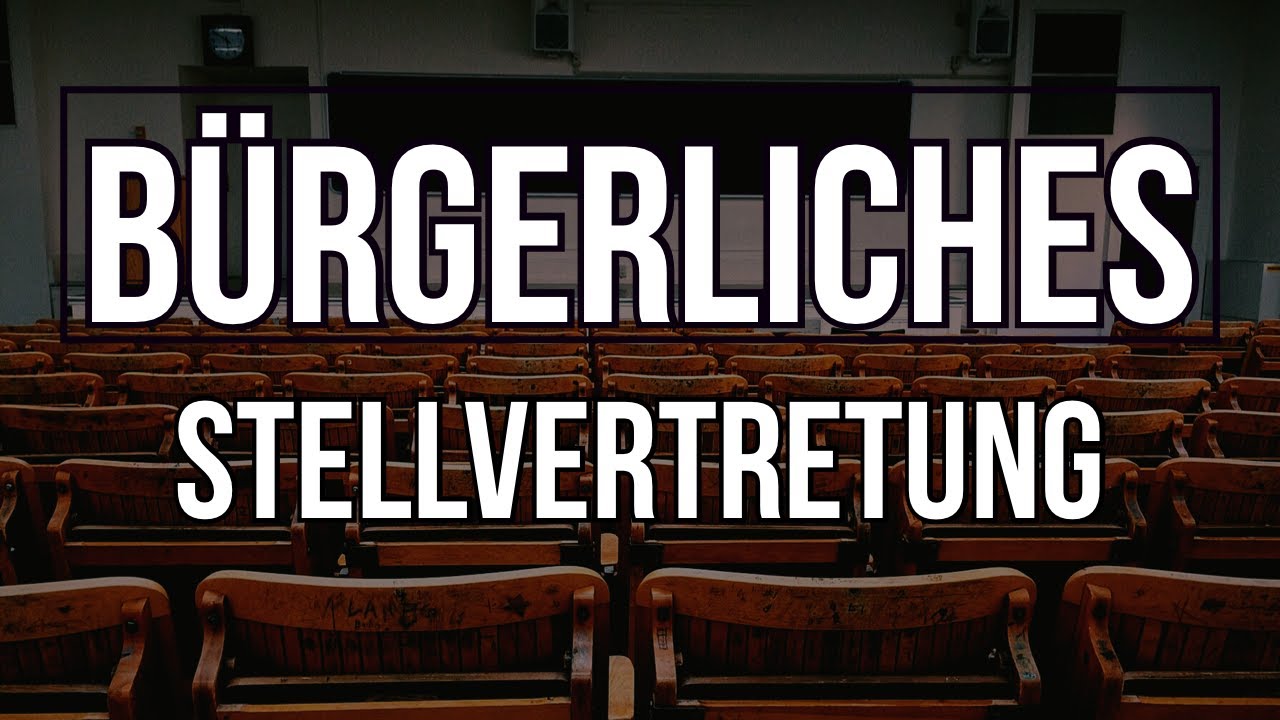 Hehenberger Rechtskurse GRATIS | B&uuml;rgerliches Recht | Stellvertretung