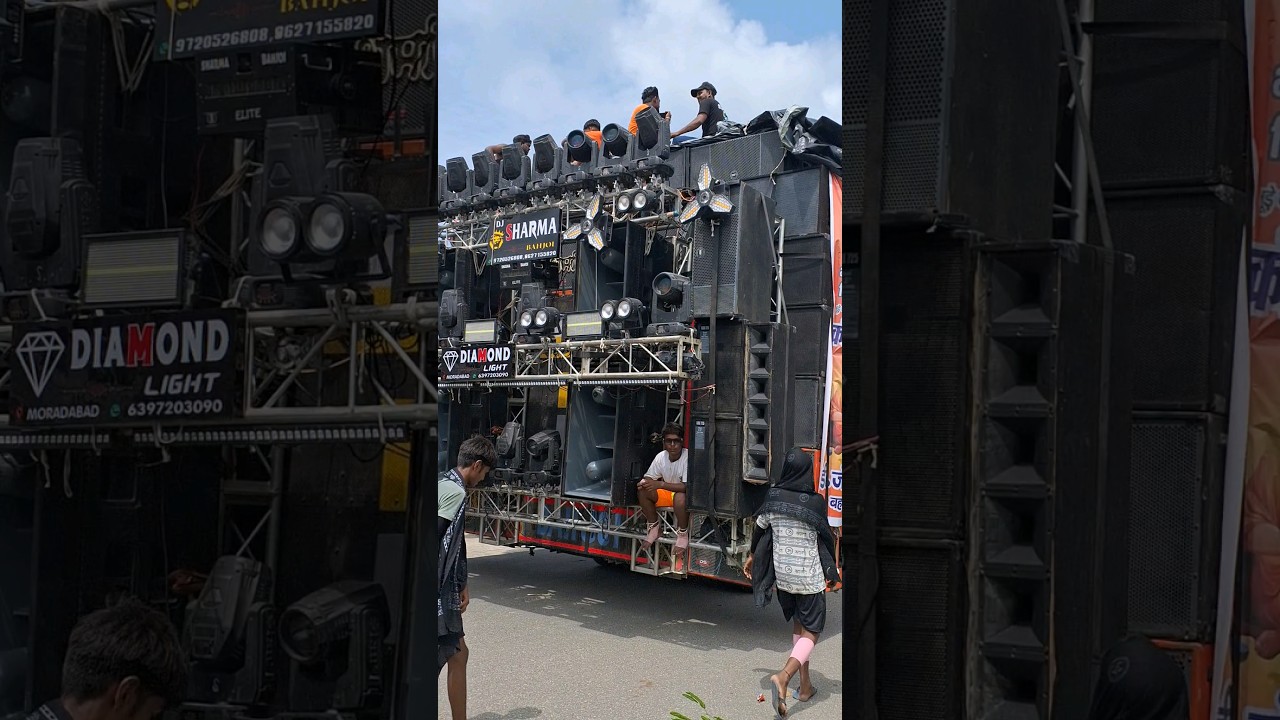 DJ SHARMA BHEJOI #shorts #djmoradabad #mela  #vlog #dj #djremix #automobile #minivlog