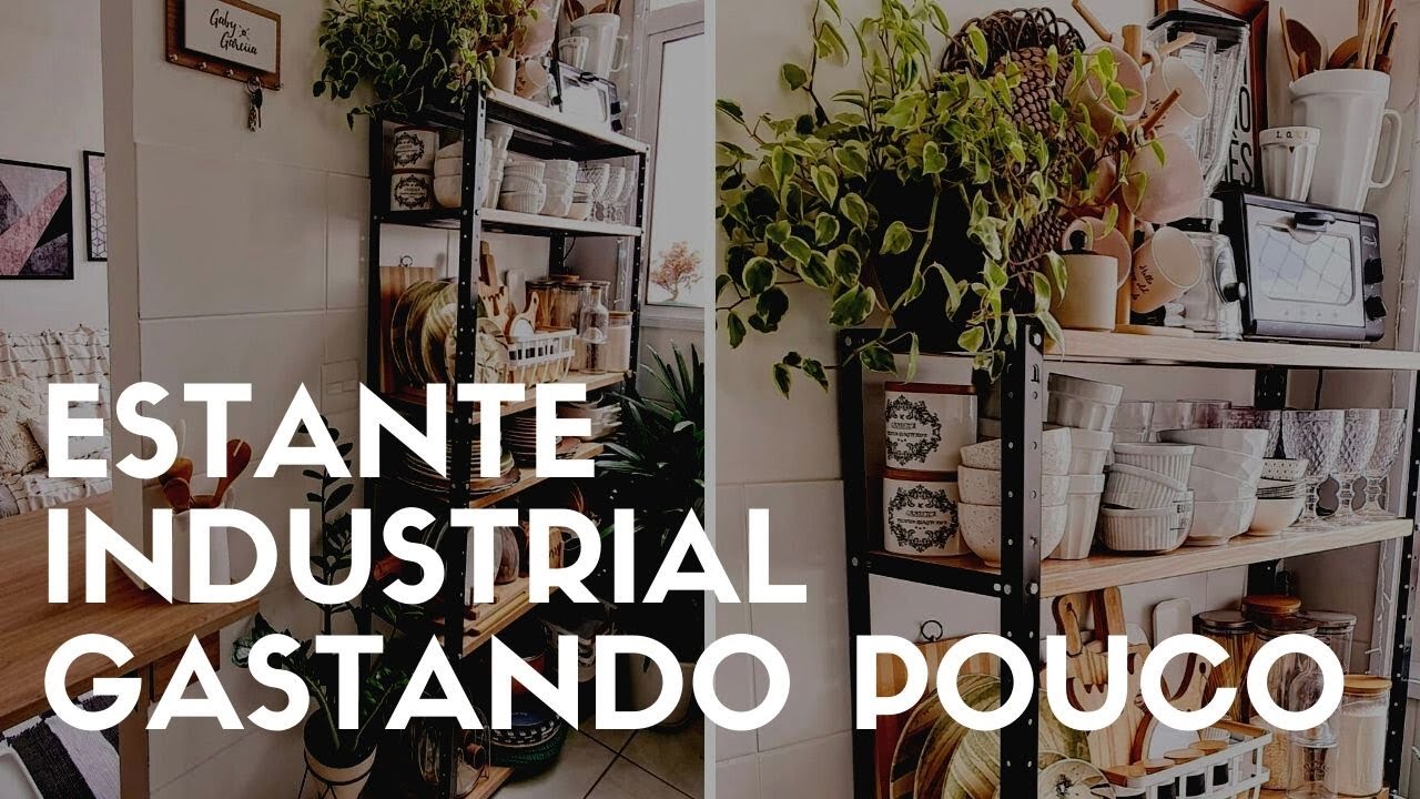 COMO FAZER SUA ESTANTE INDUSTRIAL DO PINTEREST | #TOPDIY #1