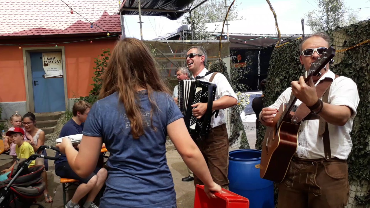 Glockenfest Ohrenbach 30 Jahre Auftritt Duo Iwwerzwech