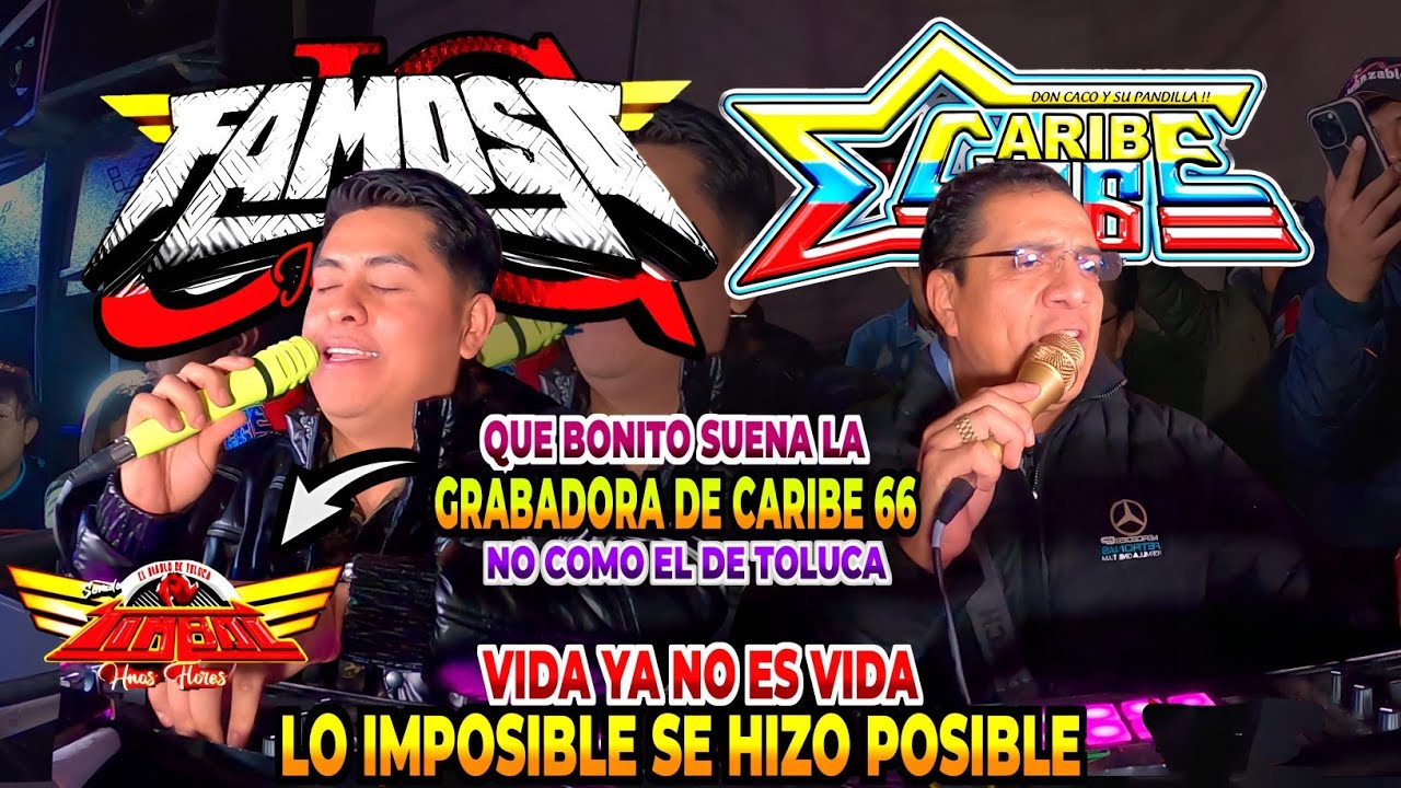 🎥Lo Imposible Se Hizo Posible Sonido Caribe 66 Tocando Con Famoso Juntos | San Diego Fco Jm 3 Ago 24