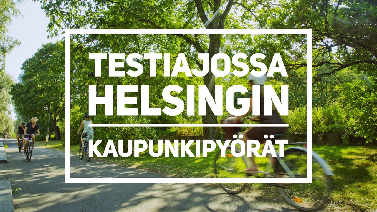 Testiajossa Helsingin kaupunkipy&ouml;r&auml;t