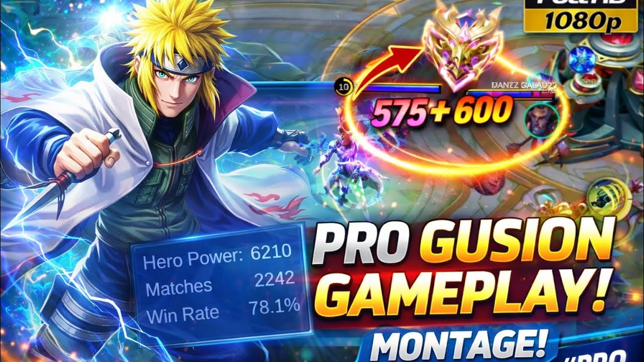 Too fast to follow… too clean to survive. Gusion X Minato montage 