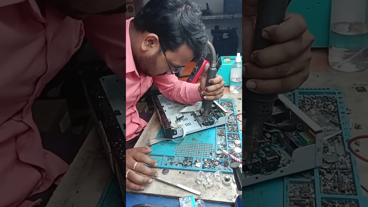 Old version DVR 8chanal motherboard repair no video problem 